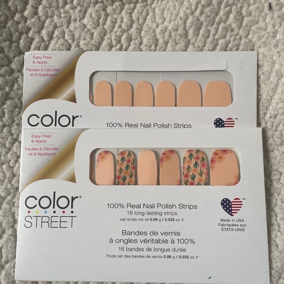 RETIRED HOSTESS EXCLUSIVE COLOR STREET DESERT FLORA AND HAVANA HONEY BUNDLE - Picture 1 of 1